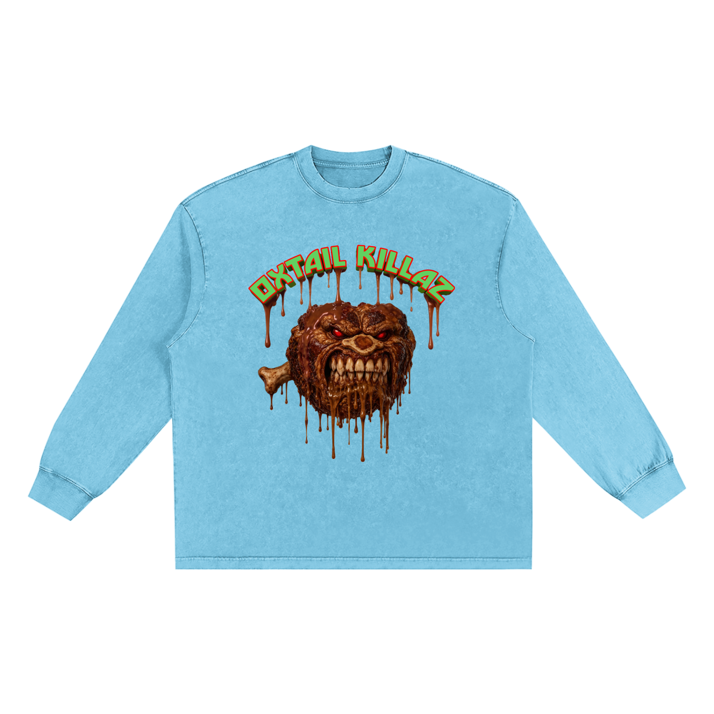 L.O.E.F. Life Oxtail Killaz Snow Washed Frayed Edge T-Shirt