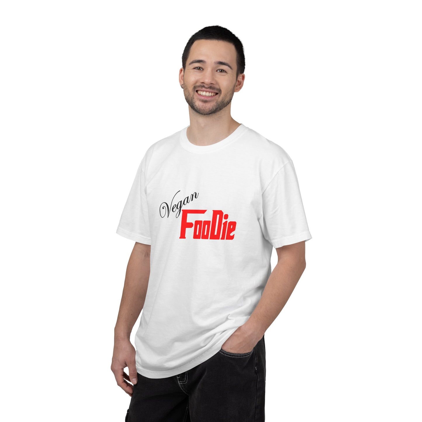 L.O.E.F Unisex Vegan Foodie Tee Shirt (Fiery Red)