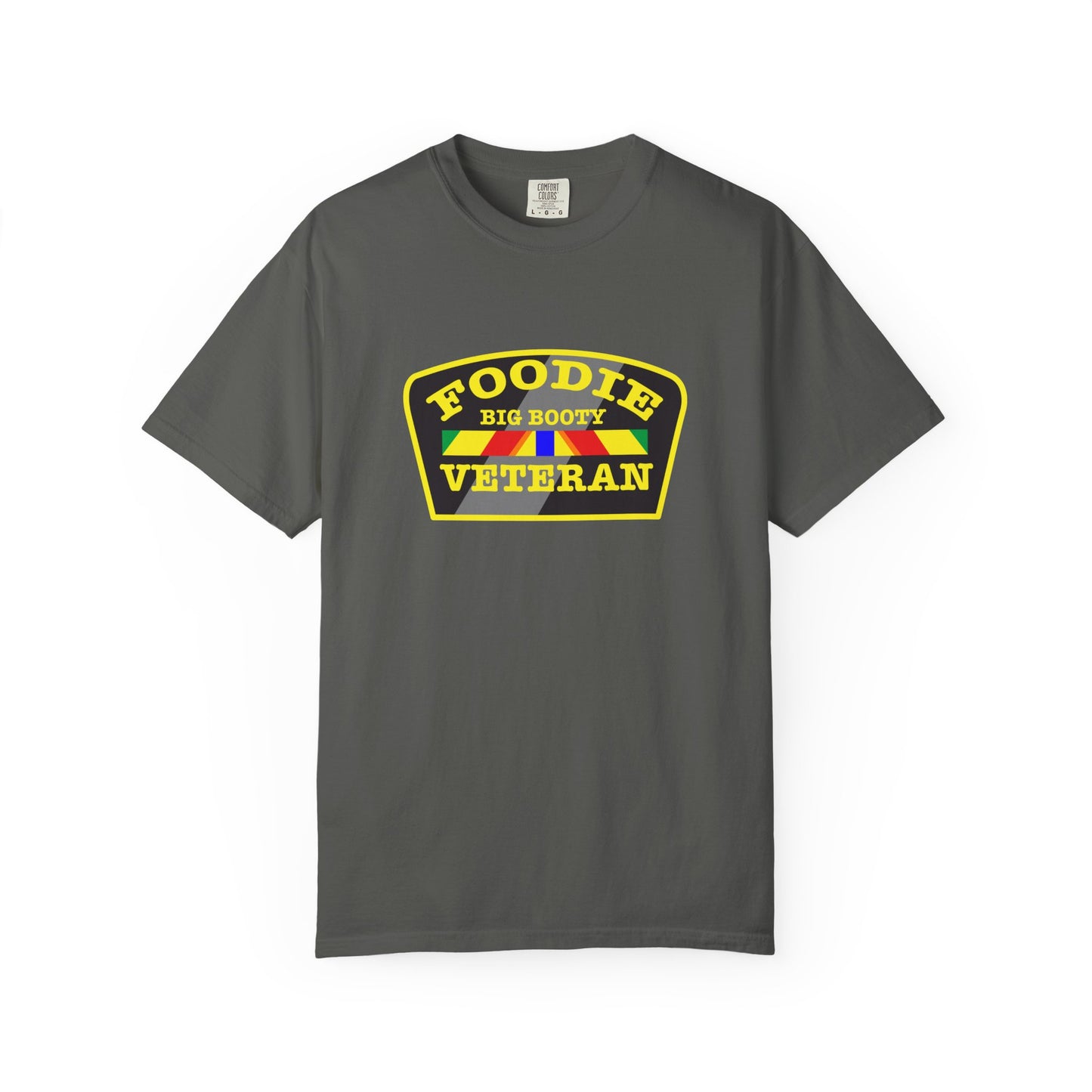 L.O.E.F Foodie Veteran BIG BOOTY Unisex Tee Shirt (Yellow)