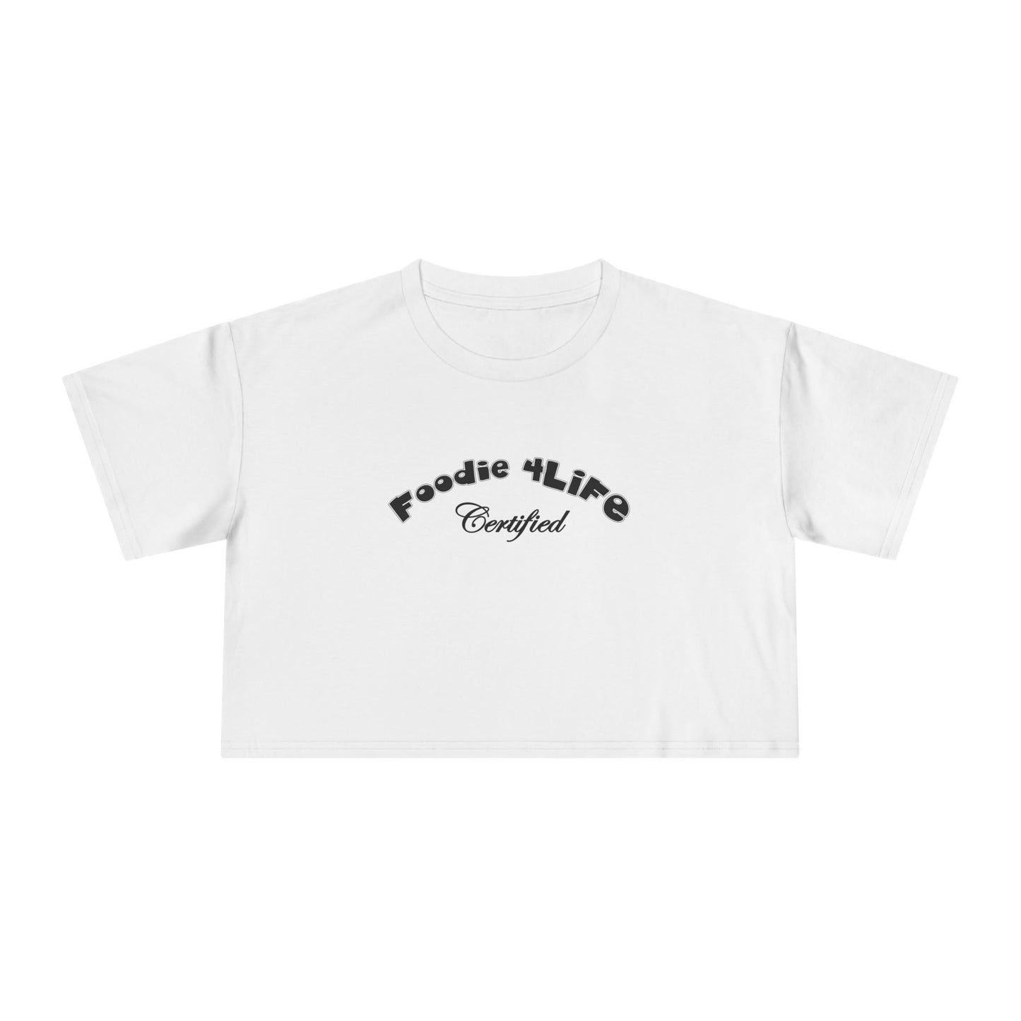L.O.E.F Foodie 4Life Certified Crop Tee (Black)