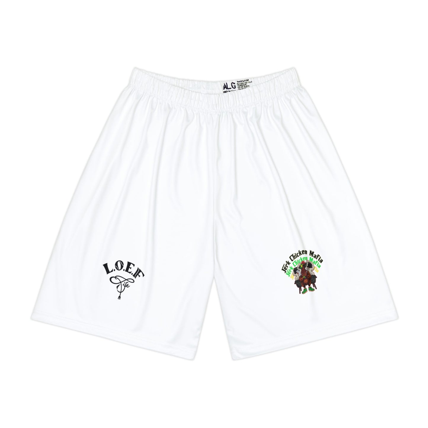 L.O.E.F Jerk Chicken Mafia Men Athletic Shorts