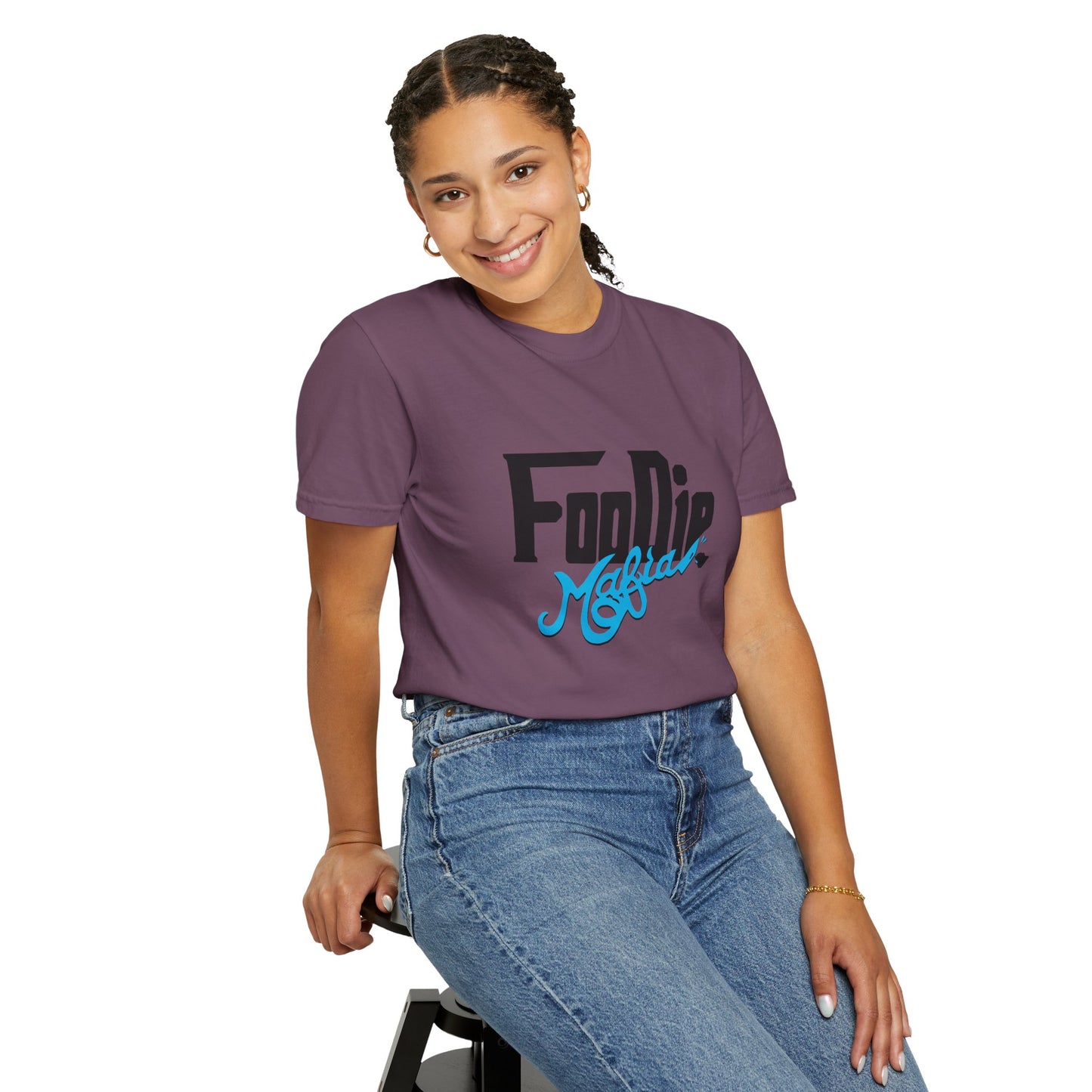 L.O.E.F Foodie Mafia Unisex Tee Shirt (Apricot)