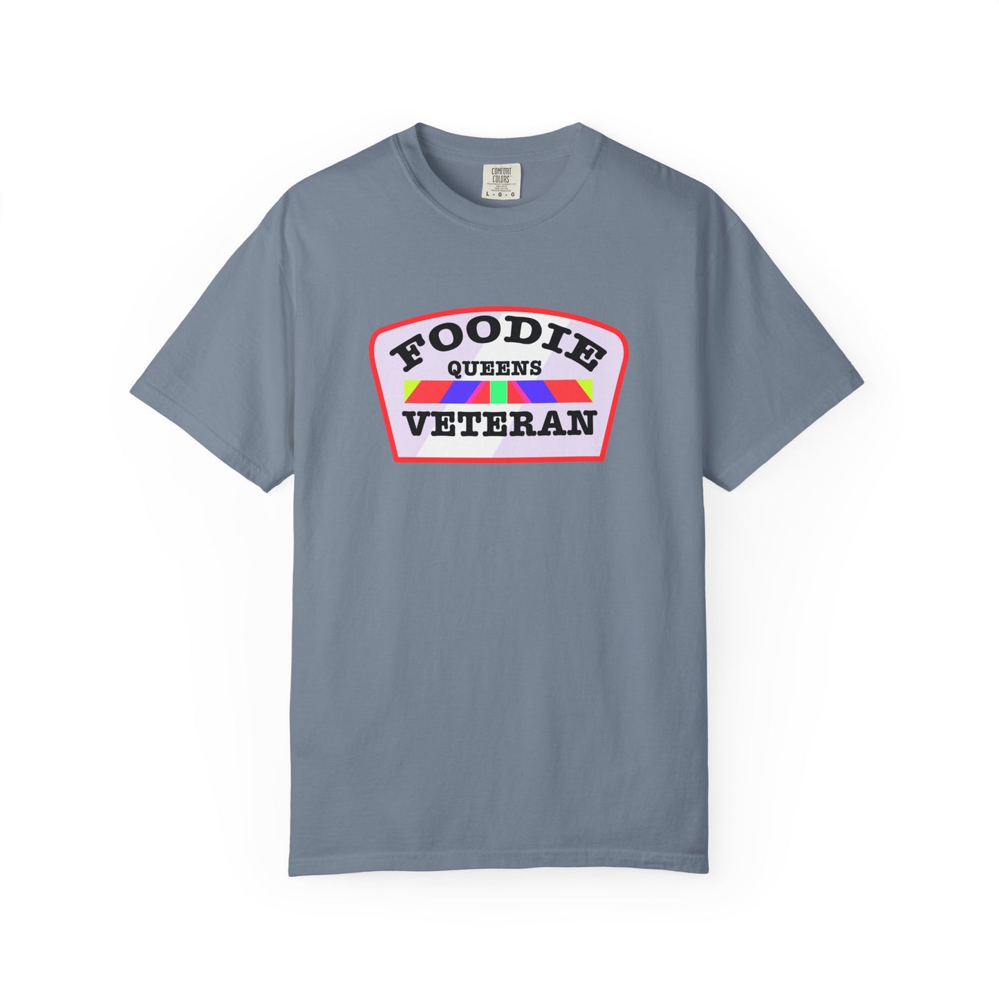 L.O.E.F Foodie Veteran QUEENS Unisex Tee Shirt (Soft Pink)