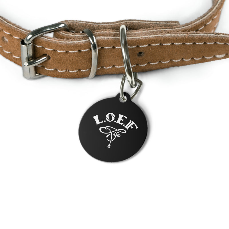 L.O.E.F Pet Tag