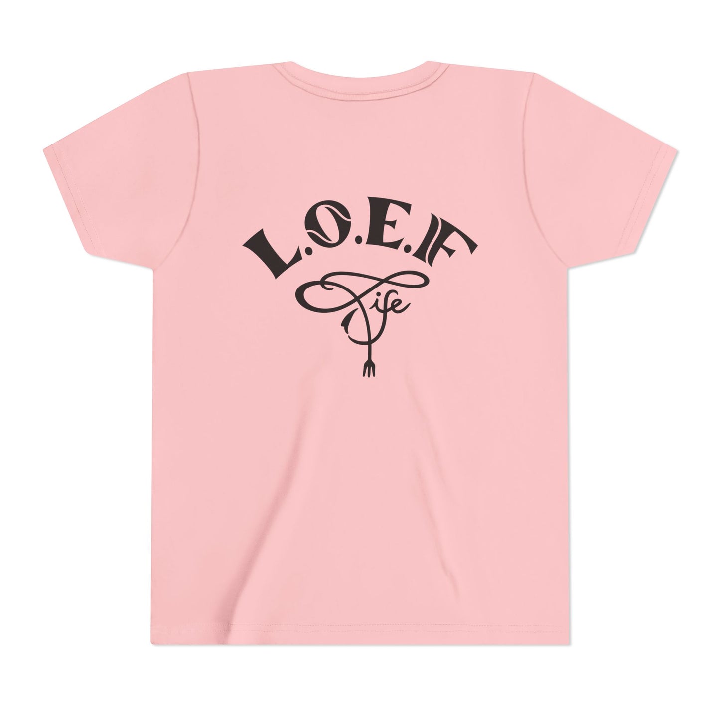 L.O.E.F Foodie 4Life Young Tee Shirt  (Violet)