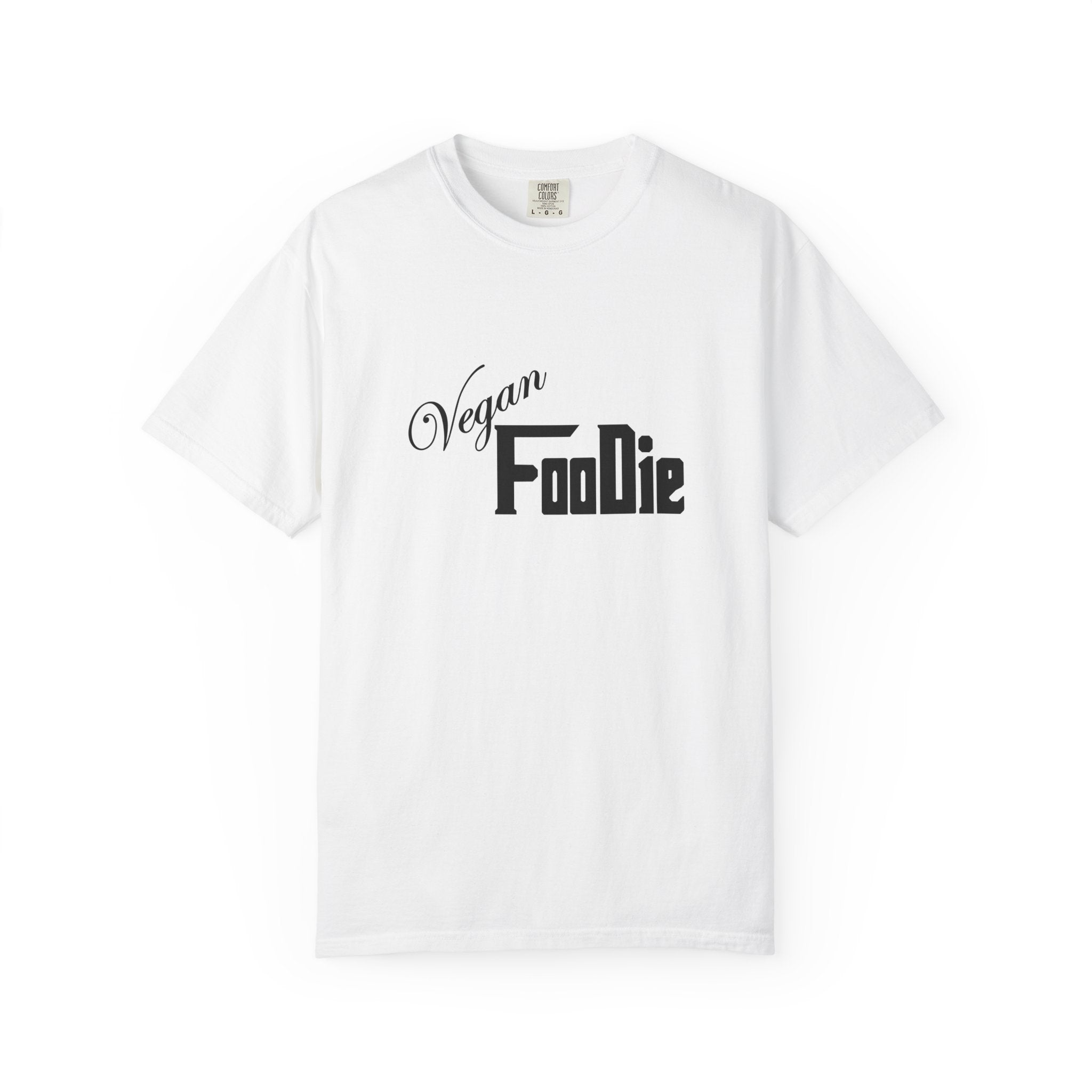 L.O.E.F Unisex Vegan Foodie Tee Shirt (Black)