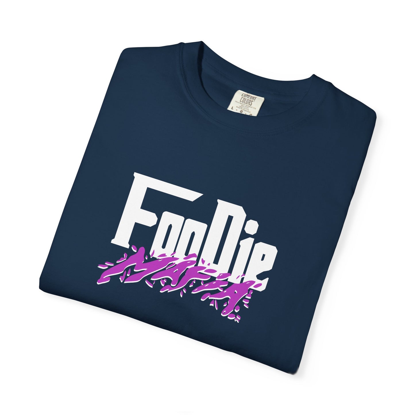 L.O.E.F White Foodie Mafia Tee Shirt (Purple)
