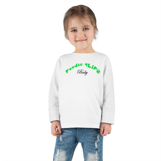 L.O.E.F Foodie 4Life Baby Long Sleeve Tee  (Neon Green)