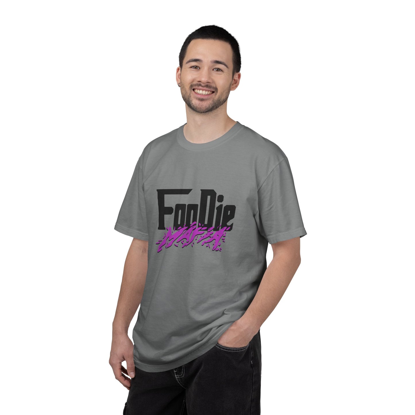 L.O.E.F Foodie Mafia Unisex Tee Shirt (Bright Purple)