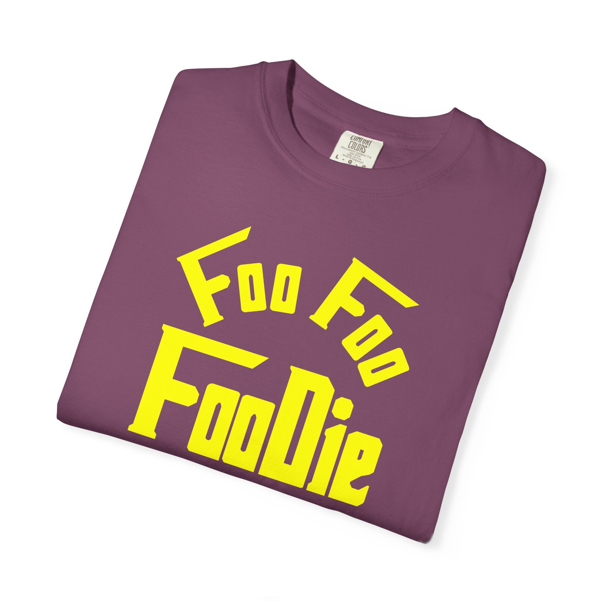 L.O.E.F FOO FOO FOODIE Unisex Tee shirt (Yellow)