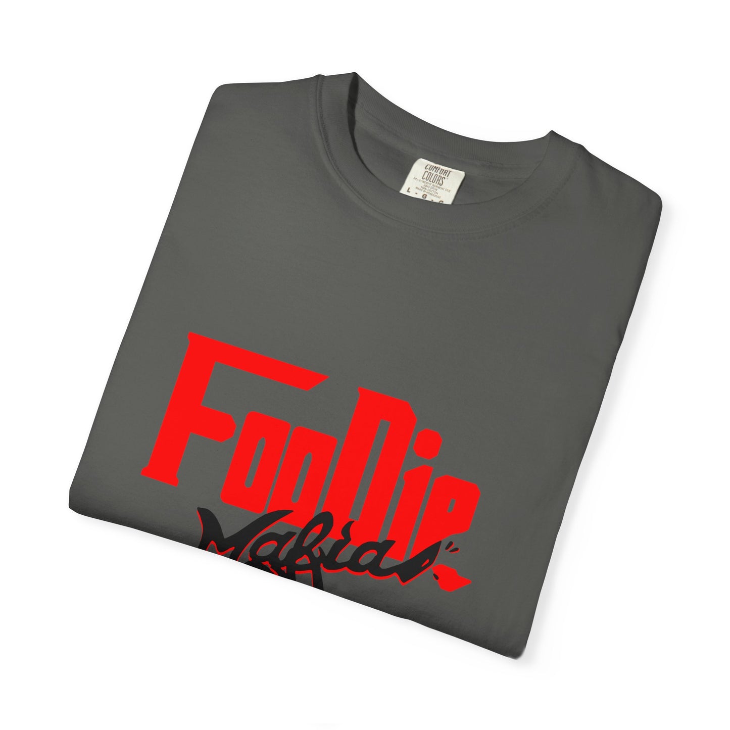L.O.E.F Red Foodie Mafia Unisex Tee shirt (Black)
