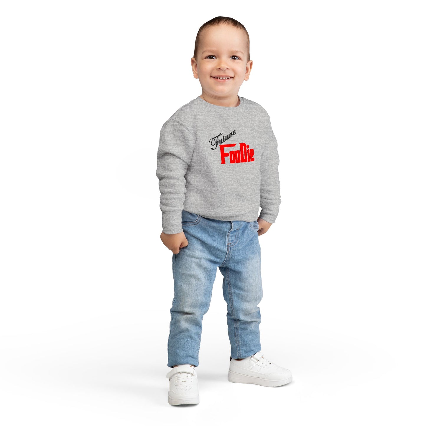 L.O.E.F Future Foodie Toddler Sweatshirt (Fiery Red)