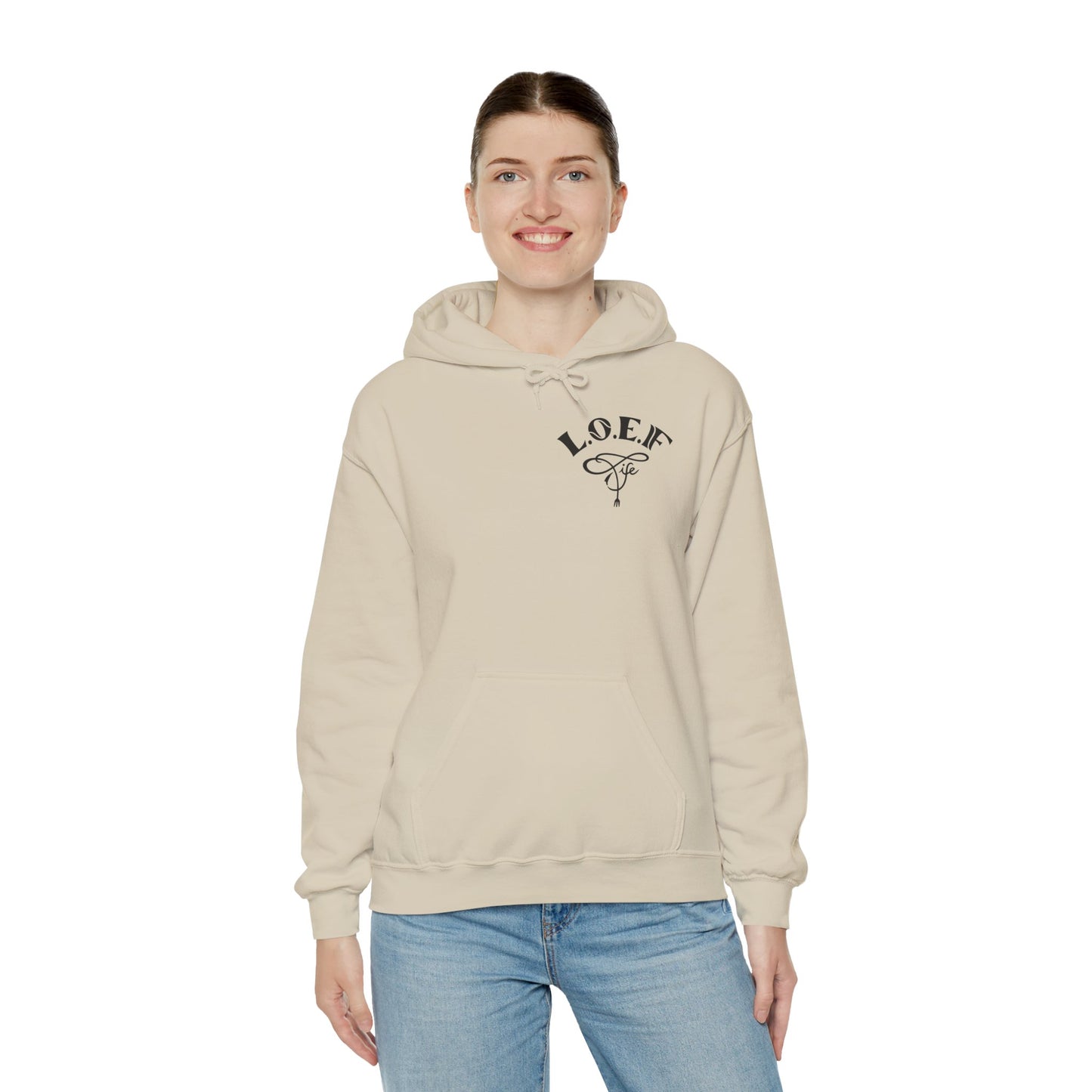 L.O.E.F Foodie 4Life Vegan Hoodie (Fuchsia)