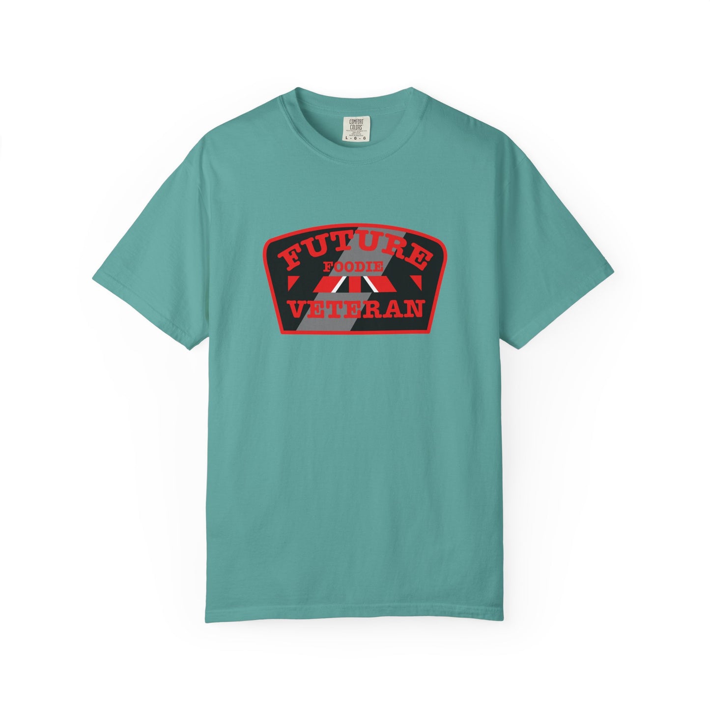 L.O.E.F Future Foodie Veteran Unisex Tee Shirt (Red)