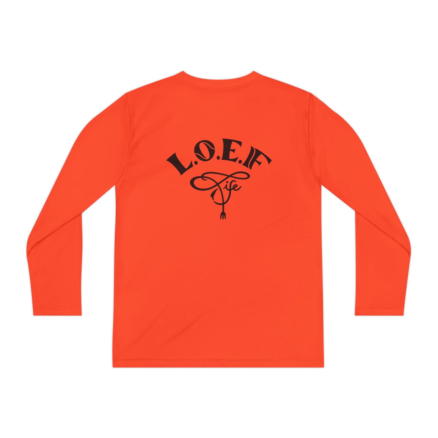 L.O.E.F Foodie 4Life Young Long Sleeve Tee  (Dark Blue)