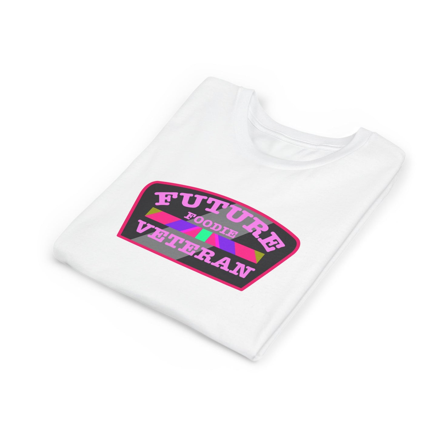 L.O.E.F Future Foodie Veteran Kids Tee Shirt (Pink)