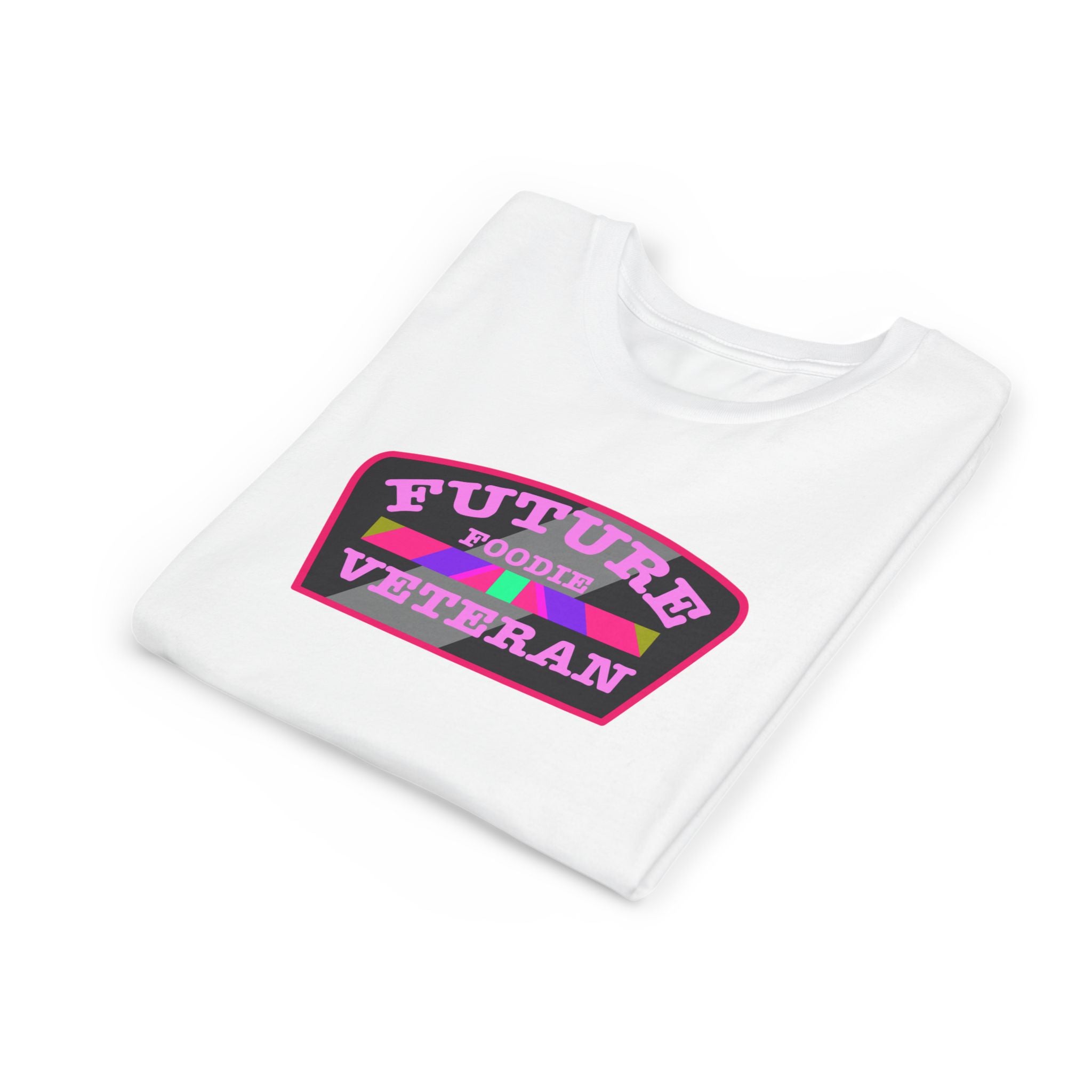 L.O.E.F Future Foodie Veteran Kids Tee Shirt (Pink)