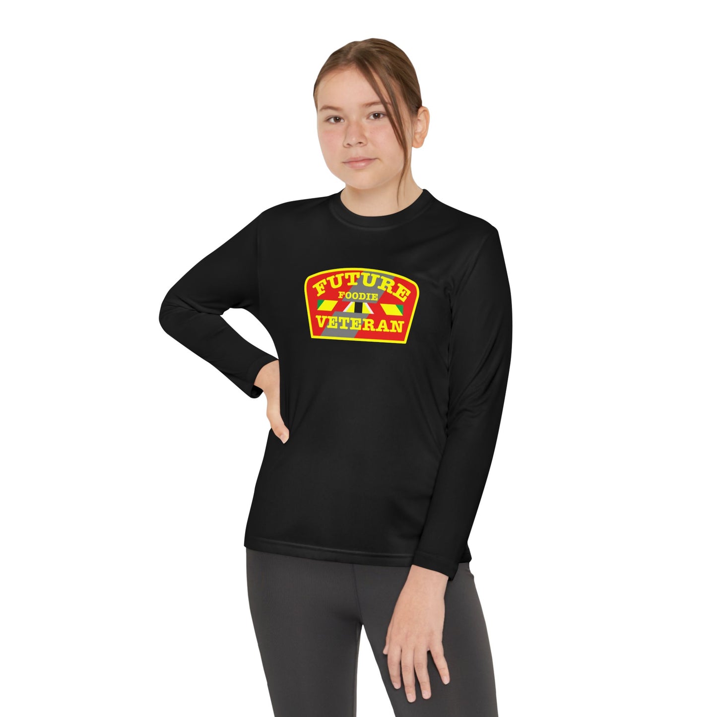 L.O.E.F Future Foodie Veteran Youth Long Sleeve Tee (Yellow and Red)