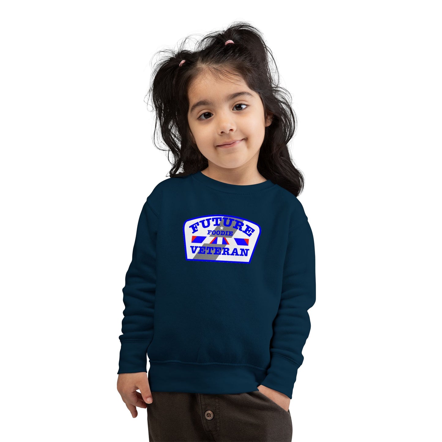 L.O.E.F Future Foodie Veteran Baby Sweatshirt (Blue)
