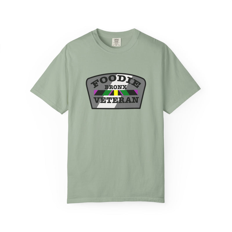 L.O.E.F Foodie Veteran Bronx Unisex Tee Shirt (Gray)