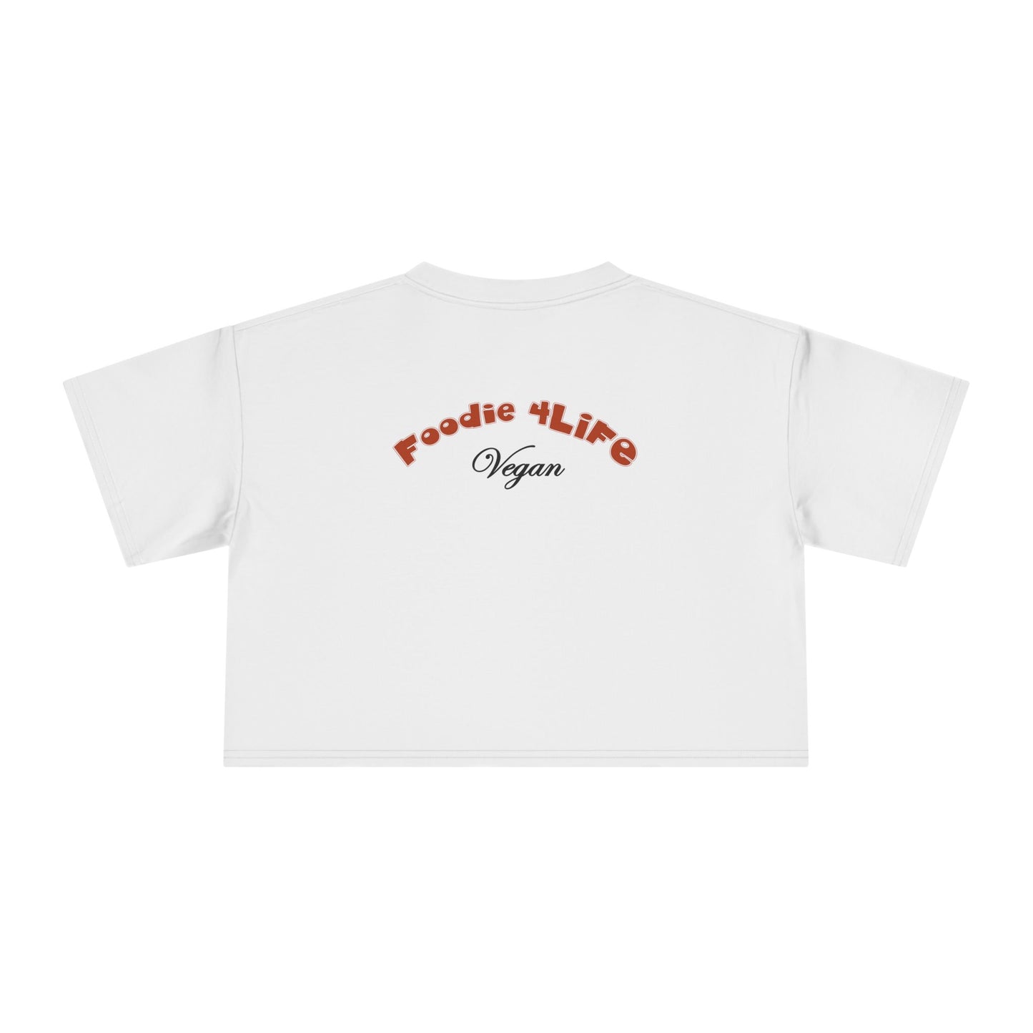 L.O.E.F Foodie 4Life Vegan Crop Tee (Rust)