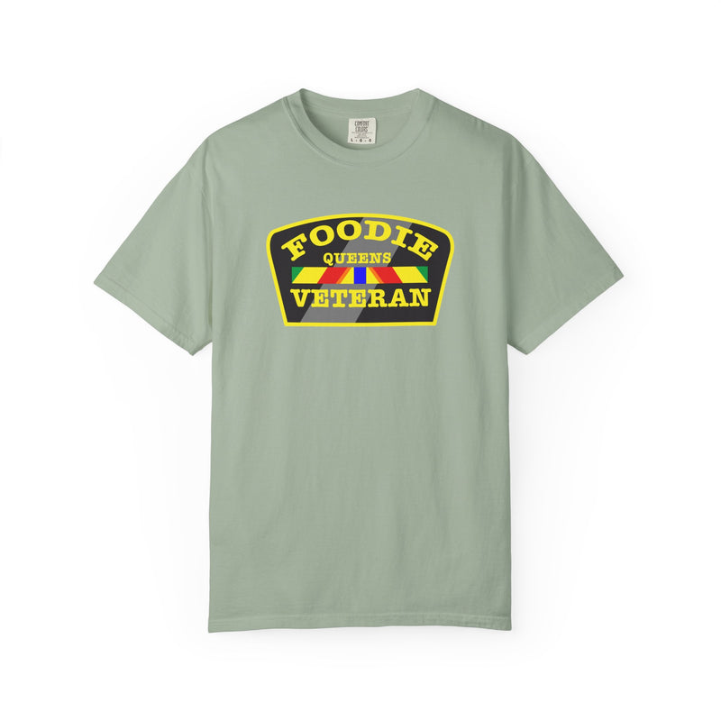 L.O.E.F Foodie Veteran QUEENS Unisex Tee Shirt (Yellow)