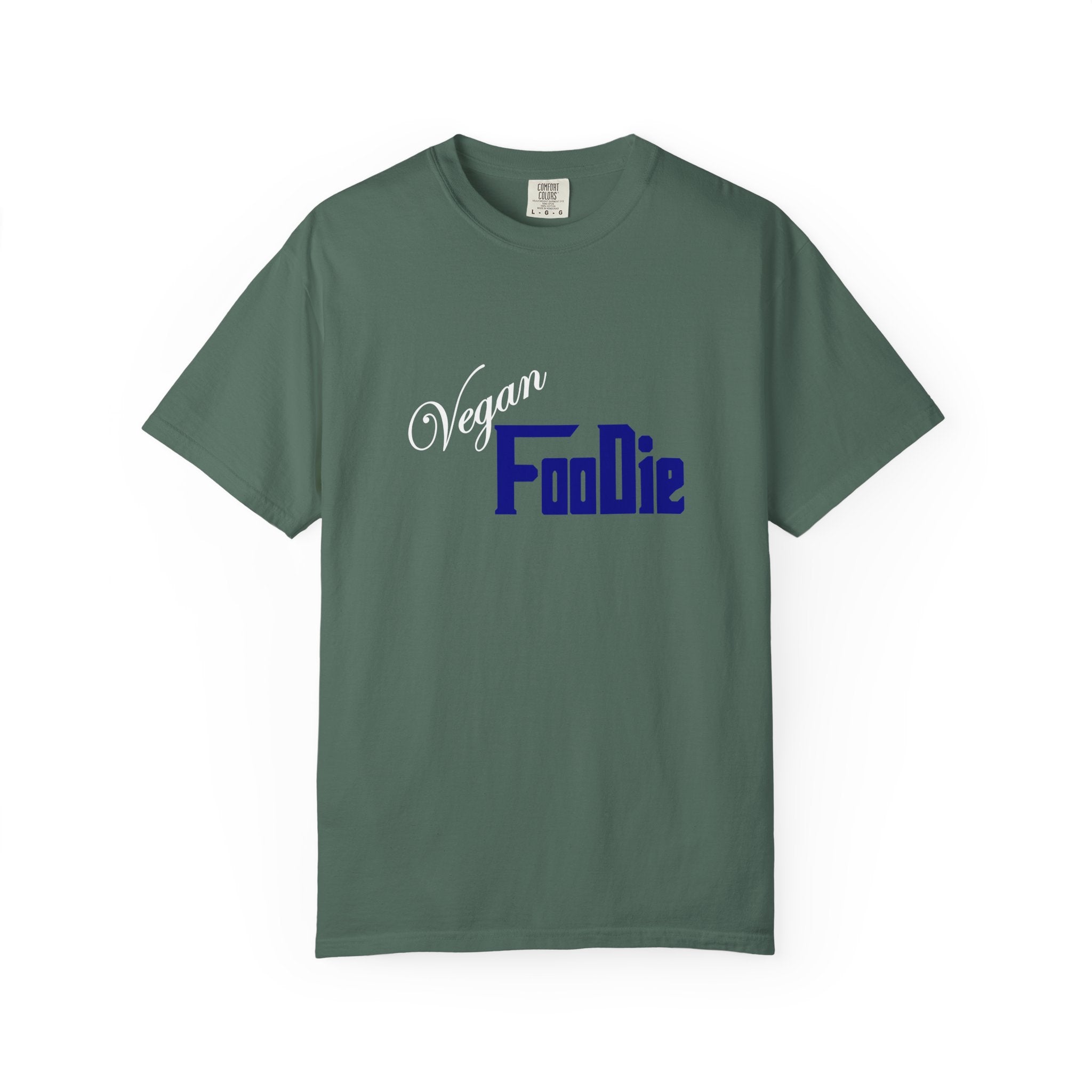L.O.E.F Unisex Vegan Foodie Tee Shirt (Dark Blue)