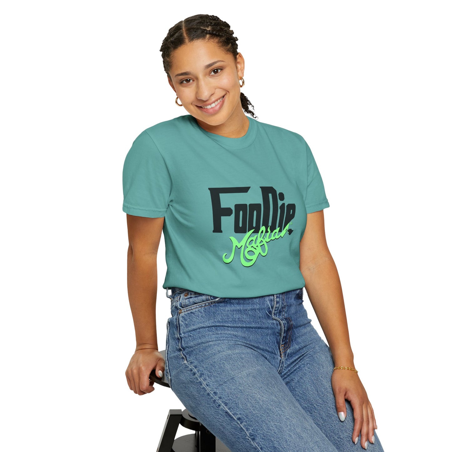 L.O.E.F Foodie Mafia Unisex Tee shirt (Mint Green)
