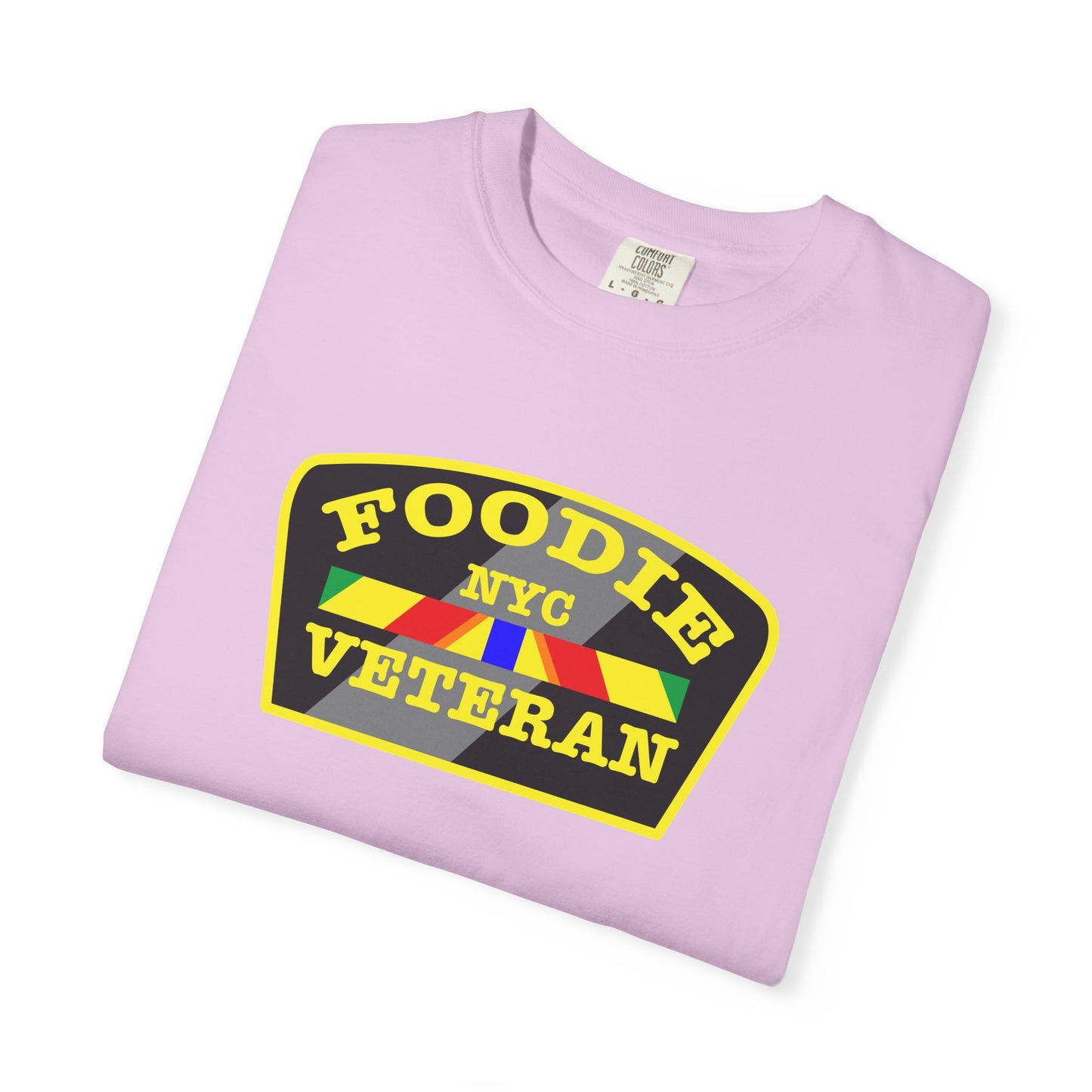 L.O.E.F Foodie Veteran NYC Unisex Tee Shirt (Yellow)