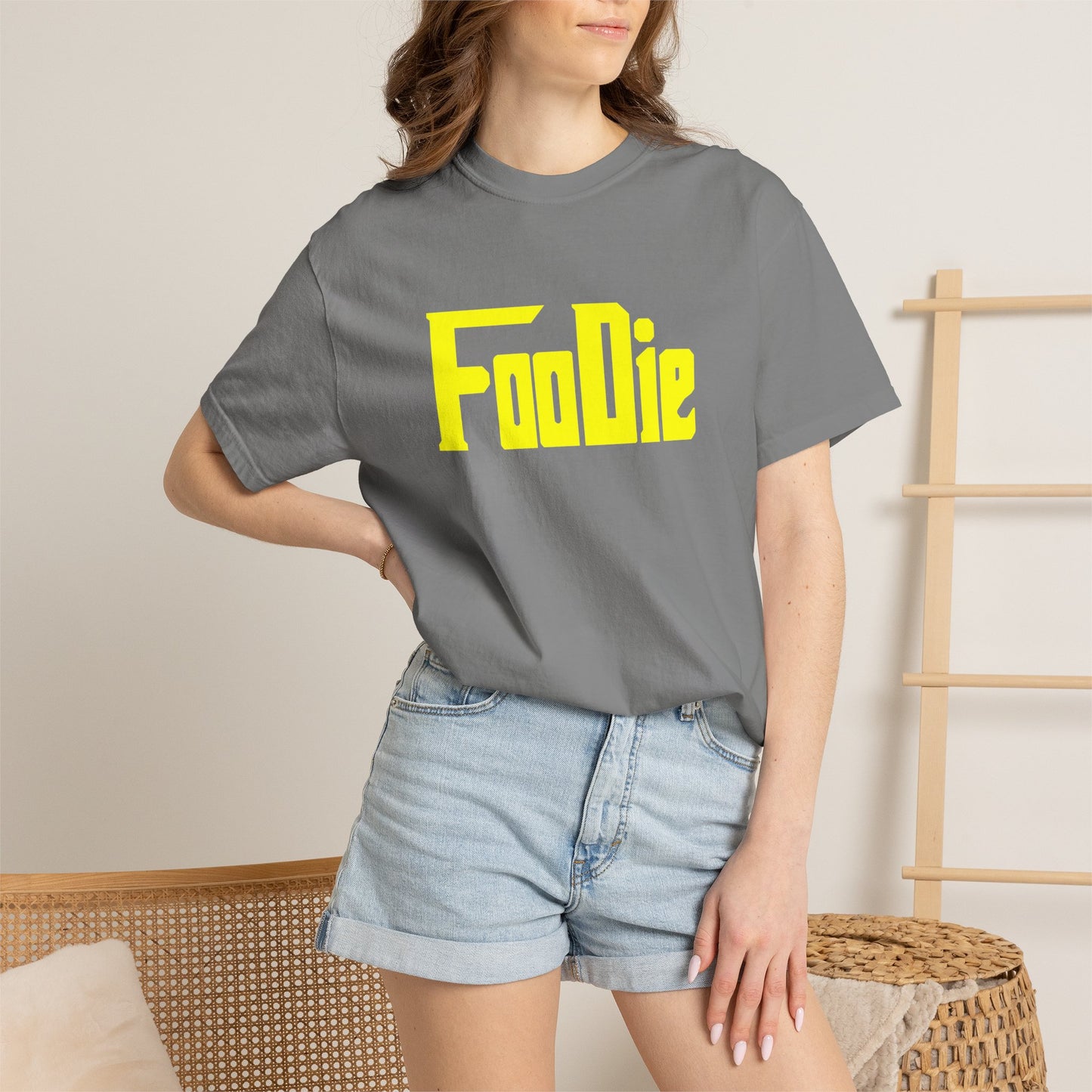 L.O.E.F Foodie Unisex Tee Shirt  (Yellow)