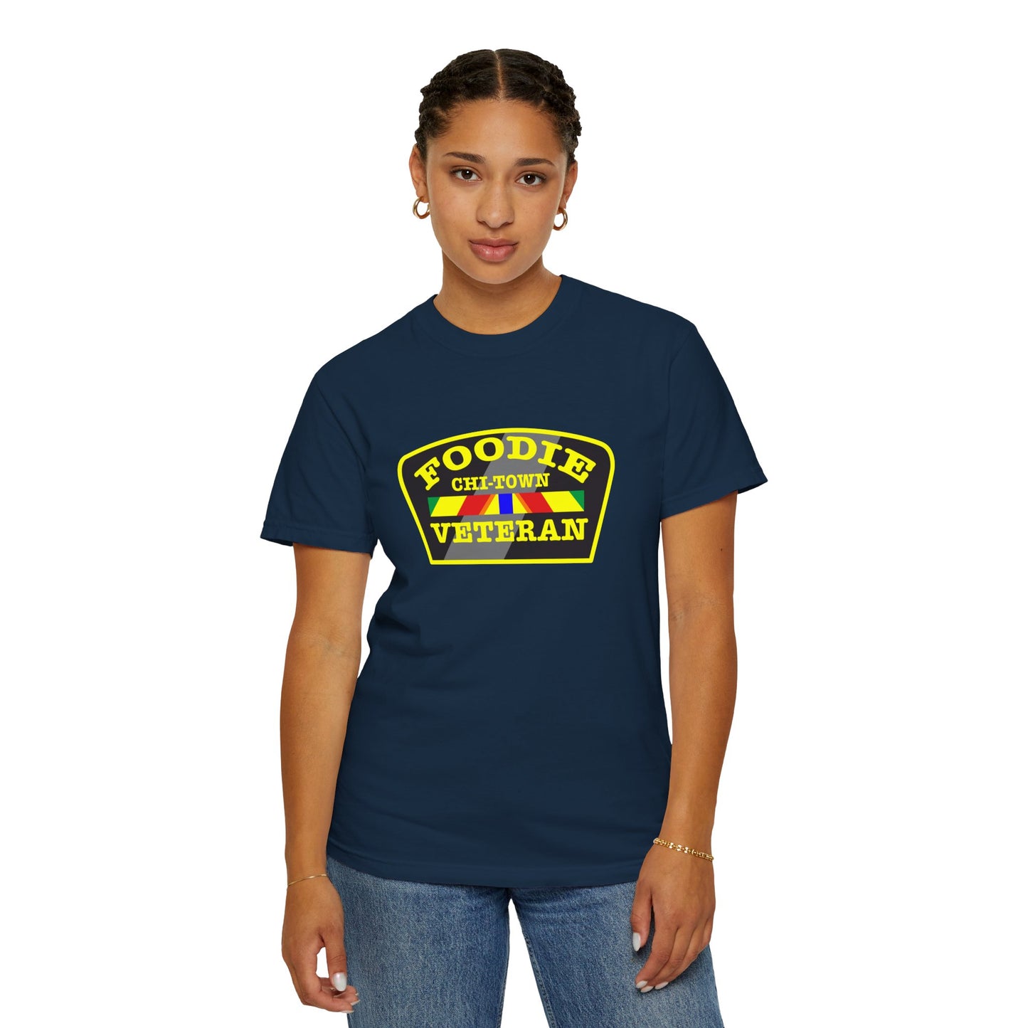 L.O.E.F Foodie Veteran CHI-TOWN Unisex Tee Shirt