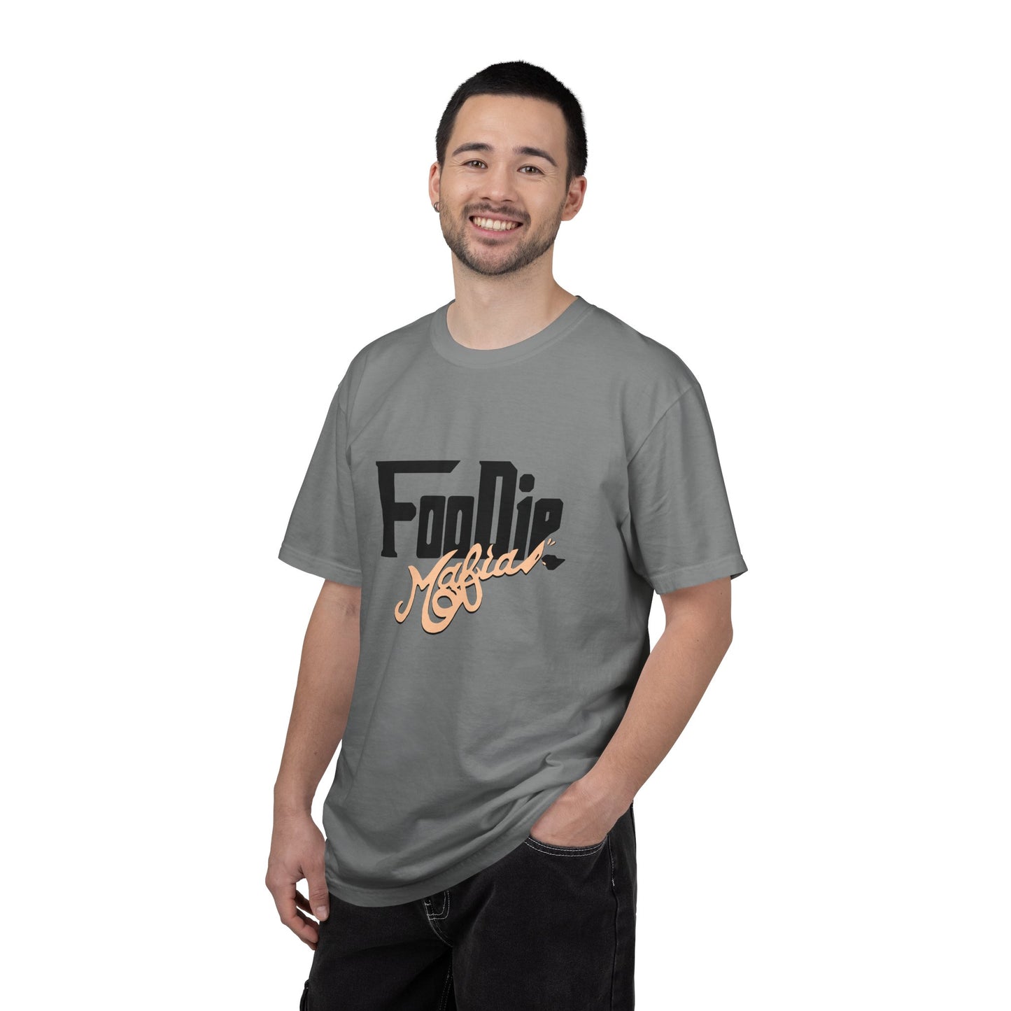 L.O.E.F Foodie Mafia Unisex Tee Shirt (Soft Yellow)
