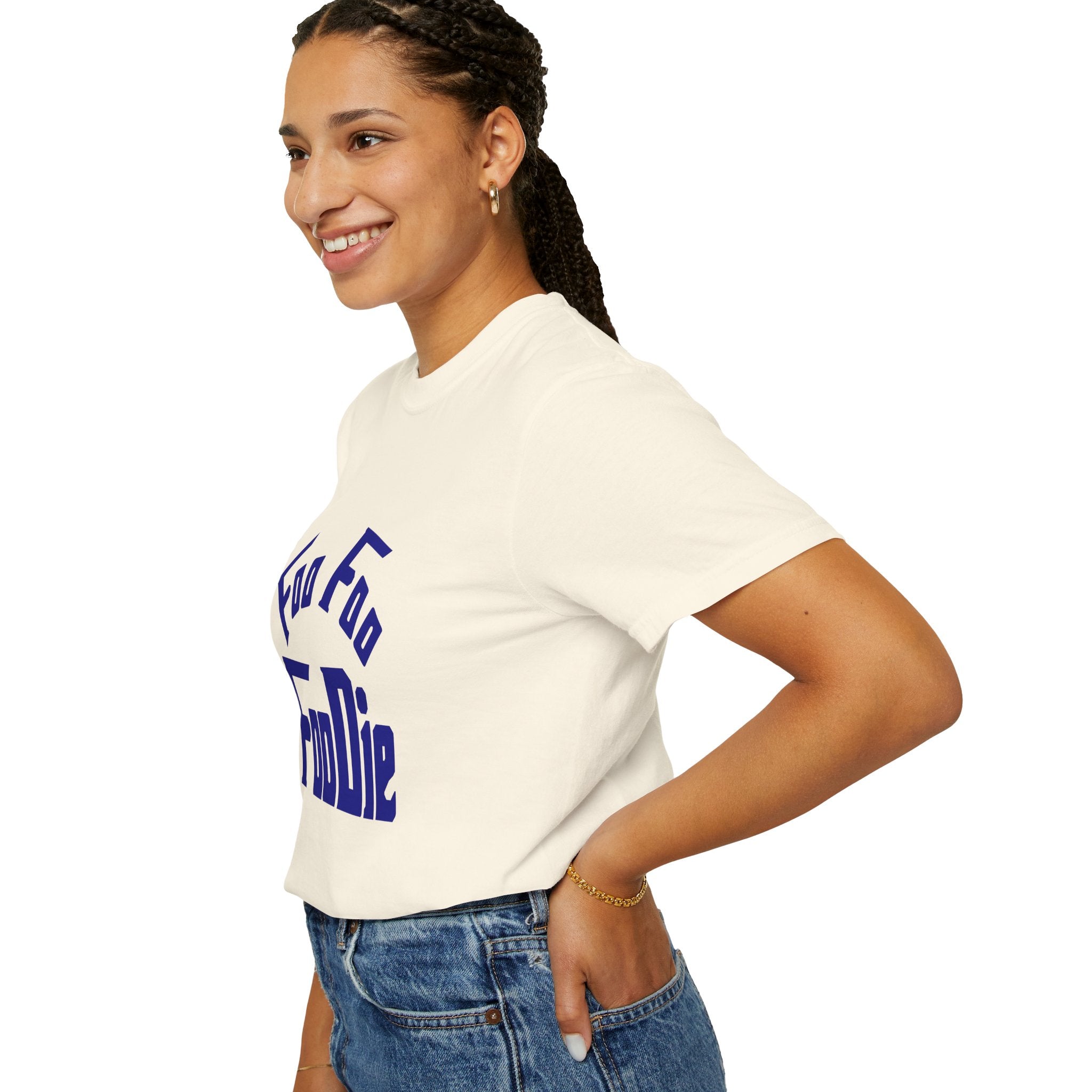 L.O.E.F FOO FOO FOODIE Unisex Tee shirt(Dark Blue)