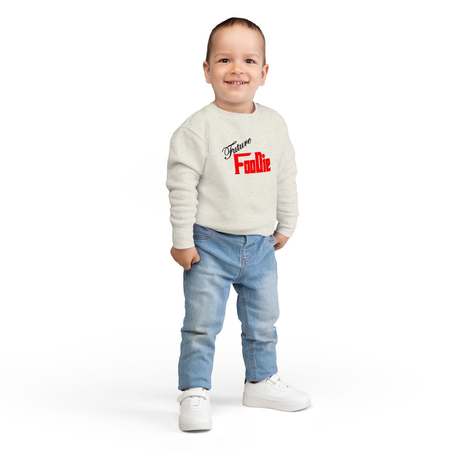 L.O.E.F Future Foodie Toddler Sweatshirt (Fiery Red)