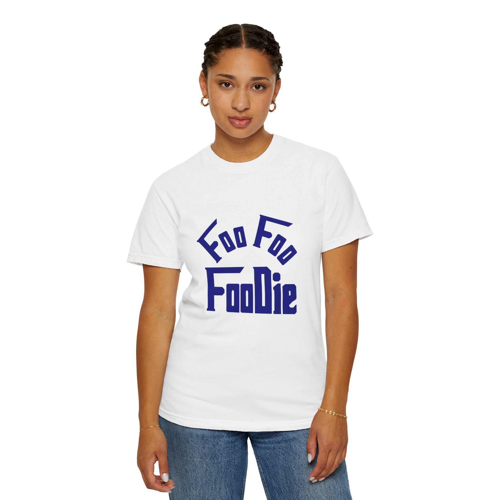 L.O.E.F FOO FOO FOODIE Unisex Tee shirt(Dark Blue)