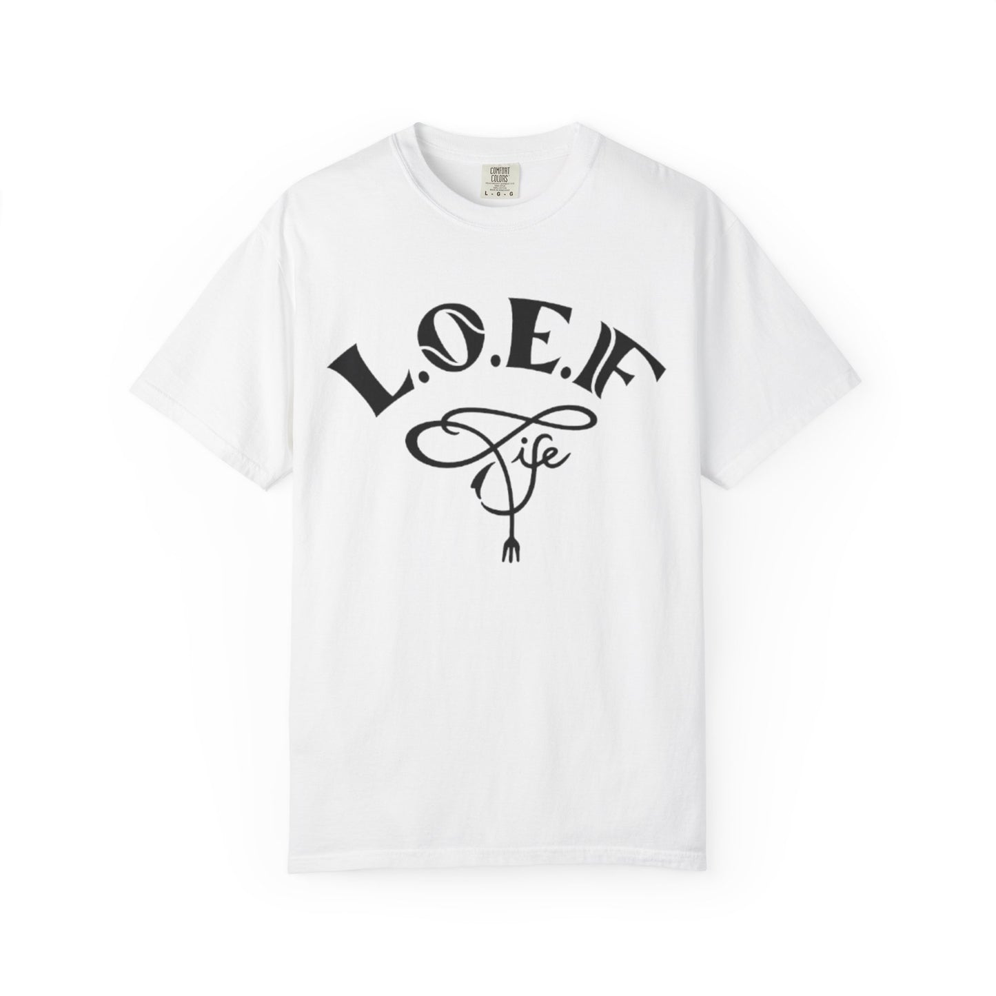 L.O.E.F Life Unisex Tee Shirt (Black)