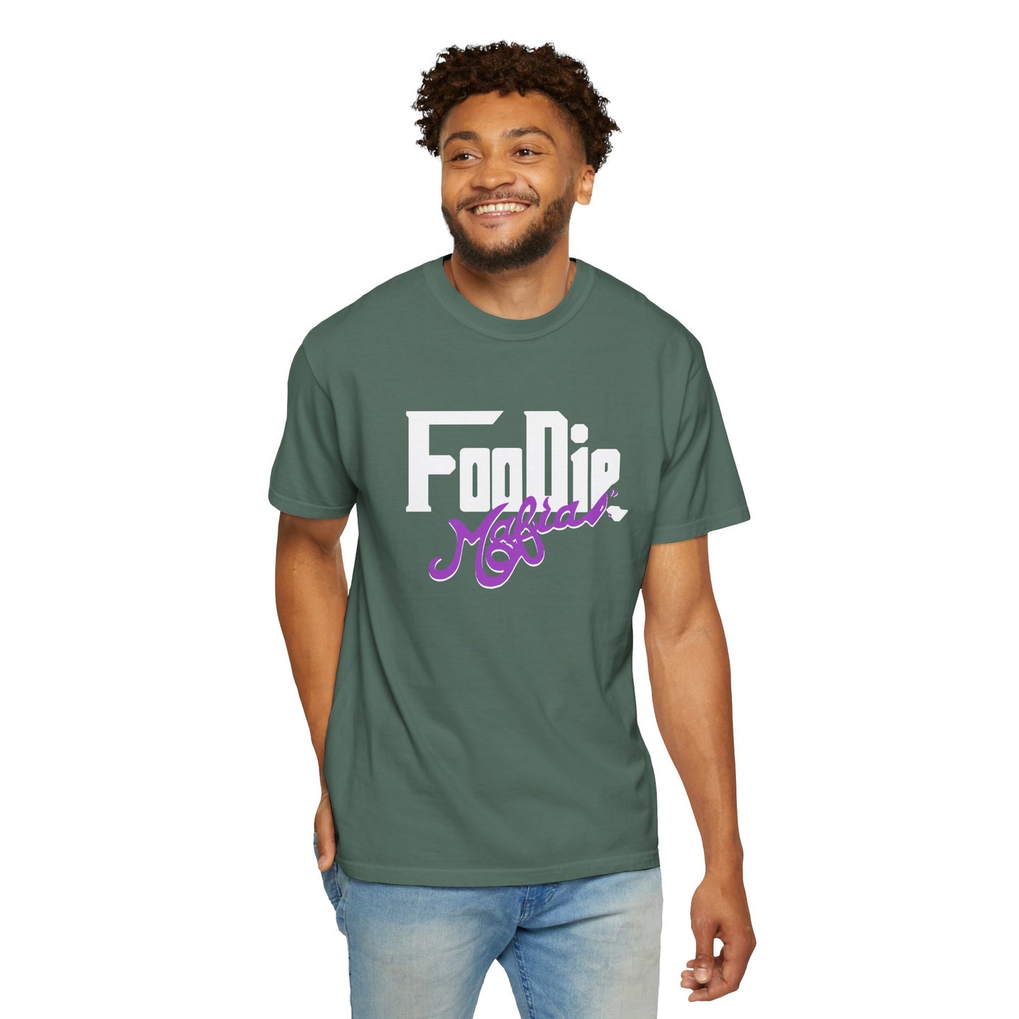 L.O.E.F Foodie Mafia Unisex Tee Shirt  (Purple)