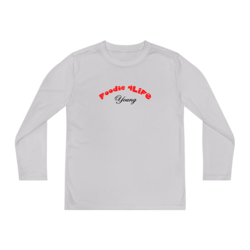 L.O.E.F Foodie 4Life Young Long Sleeve Tee  (Fiery Red)