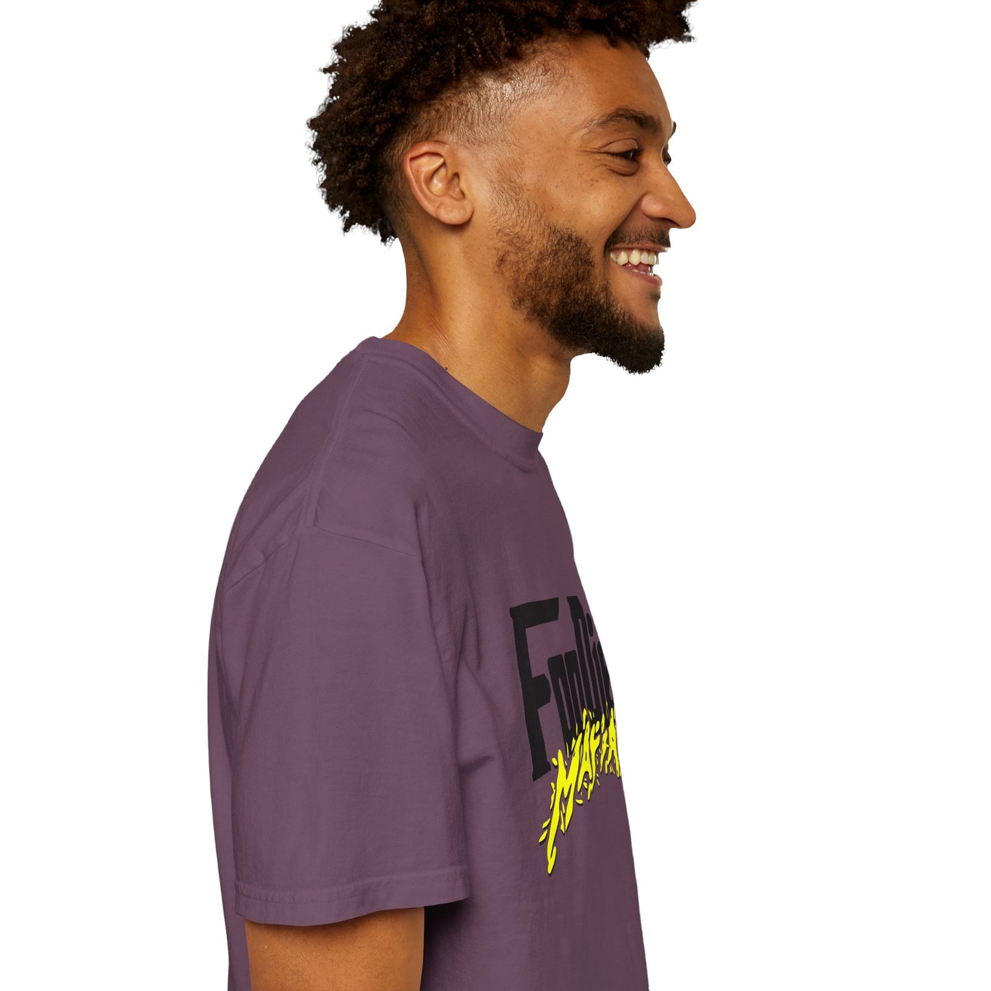 L.O.E.F Foodie Mafia Unisex Tee Shirt (Bright Yellow)
