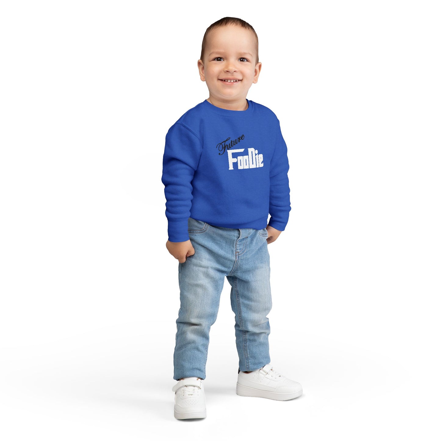 L.O.E.F Future Foodie Toddler Sweatshirt (White)