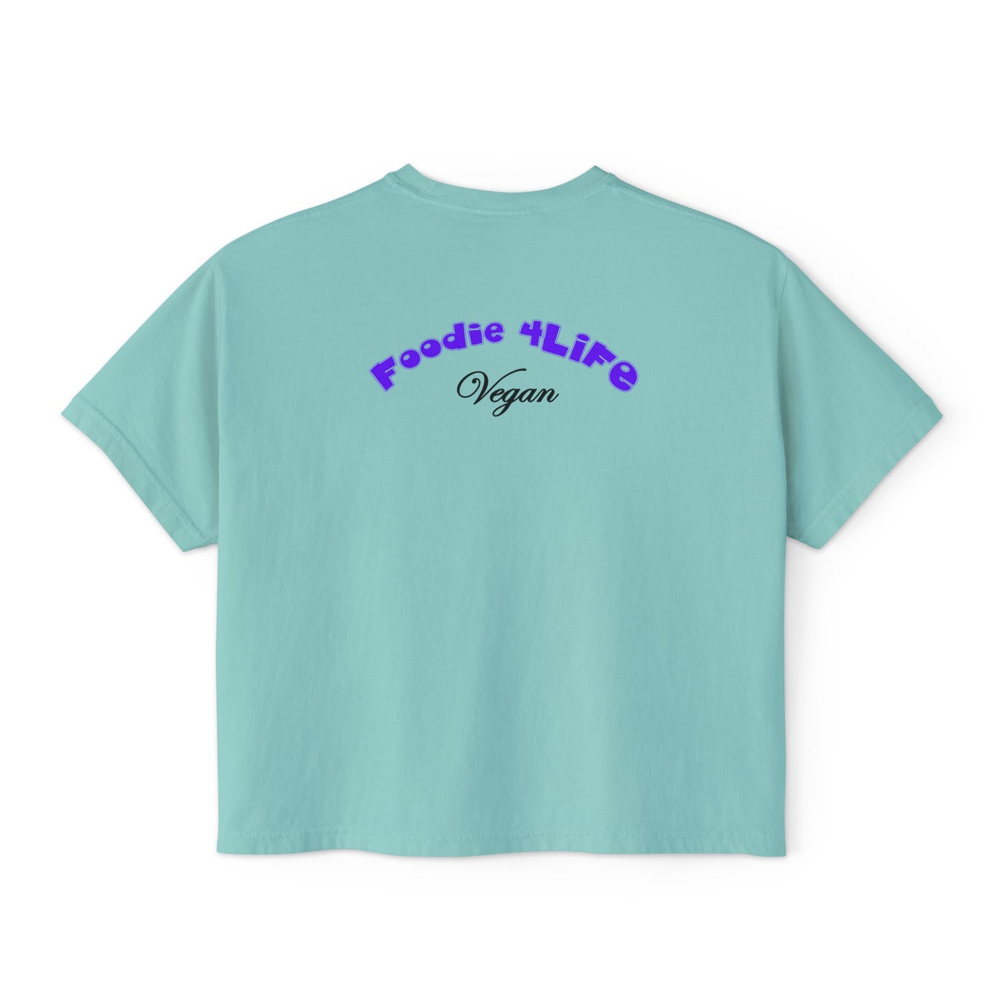 L.O.E.F Foodie 4Life Vegan Boxy Tee (Violet)
