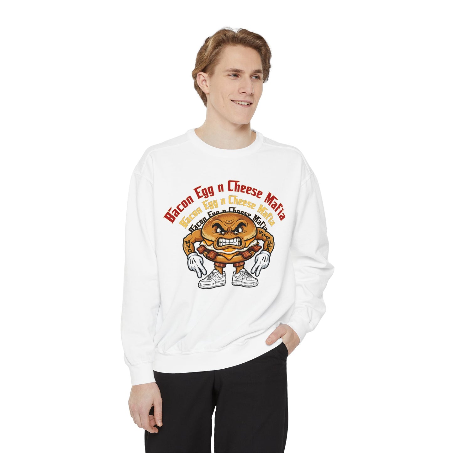 L.O.E.F Bacon Egg n Cheese Mafia Sweatshirt