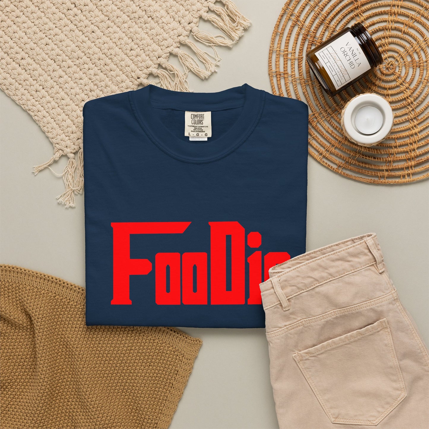 L.O.E.F Foodie Unisex Tee Shirt (Fiery Red)