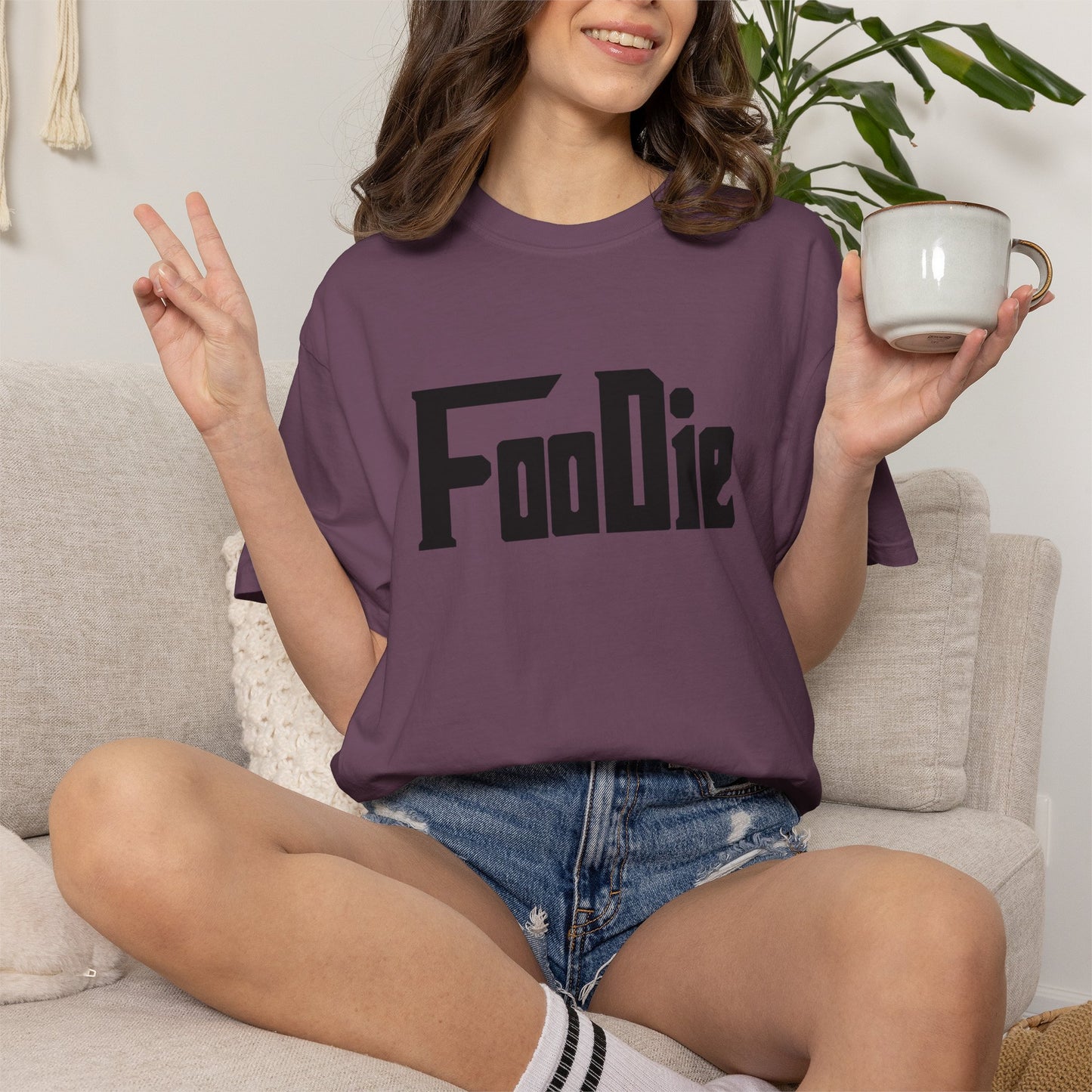 LO.E.F Foodie Unisex Tee Shirt (Black)