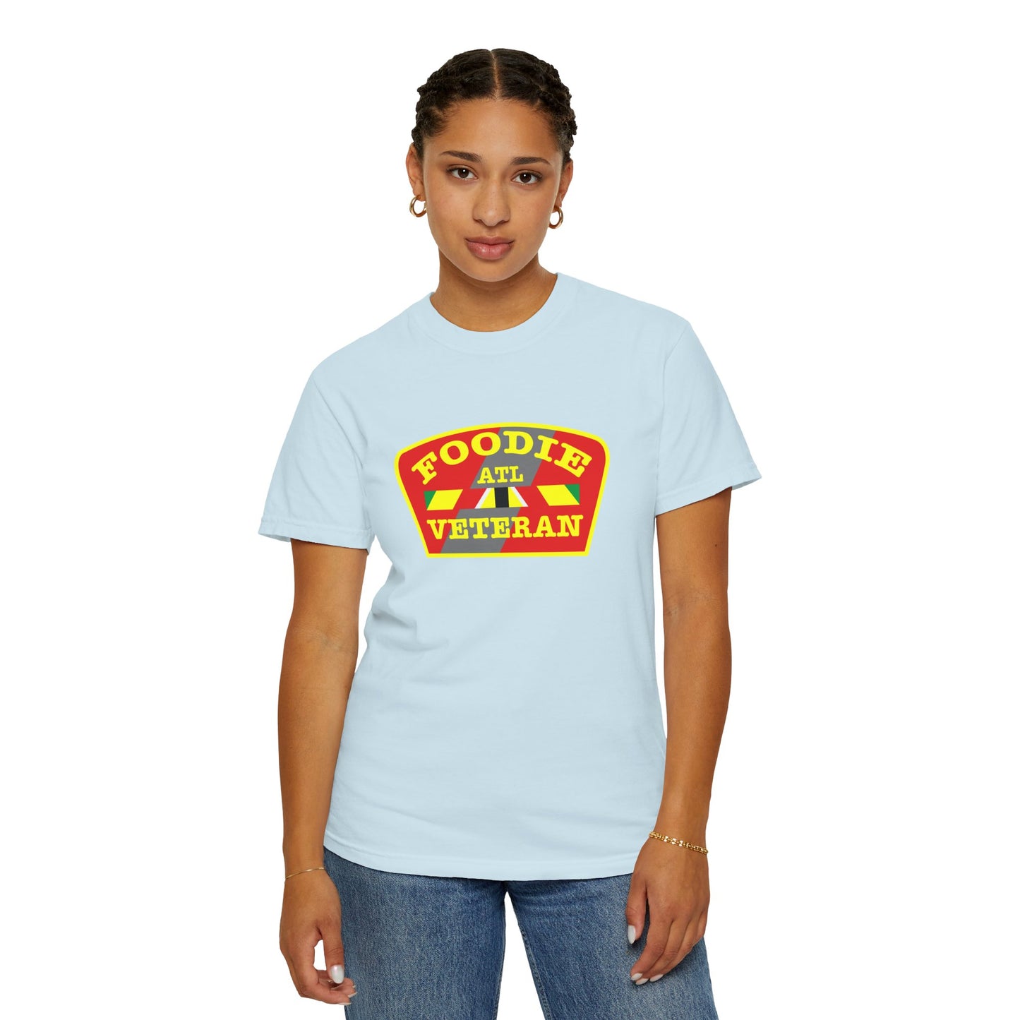 L.O.E.F Foodie Veteran ATL Unisex Tee Shirt (Yellow)