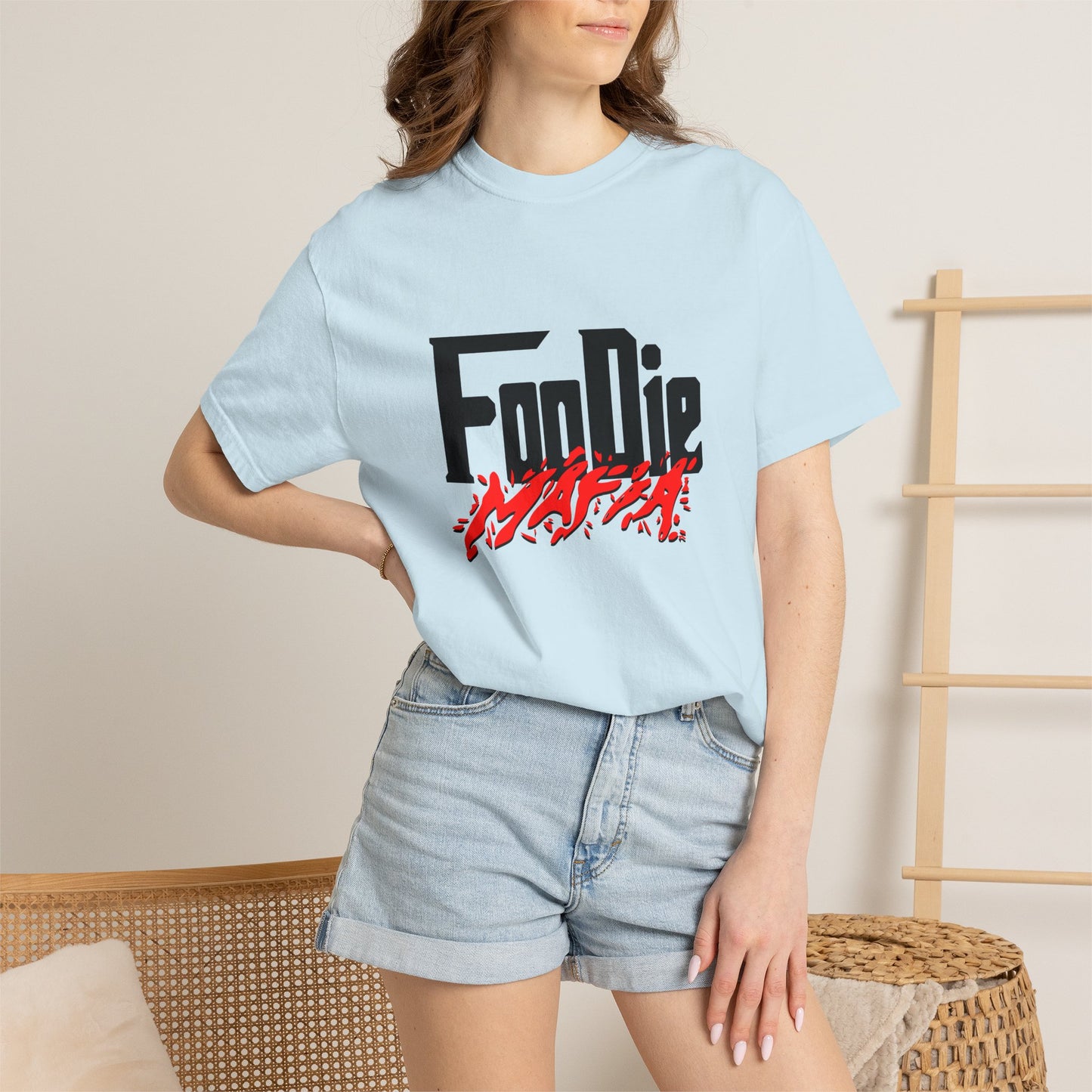 L.O.E.F Foodie Mafia Unisex Tee Shirt (Red)