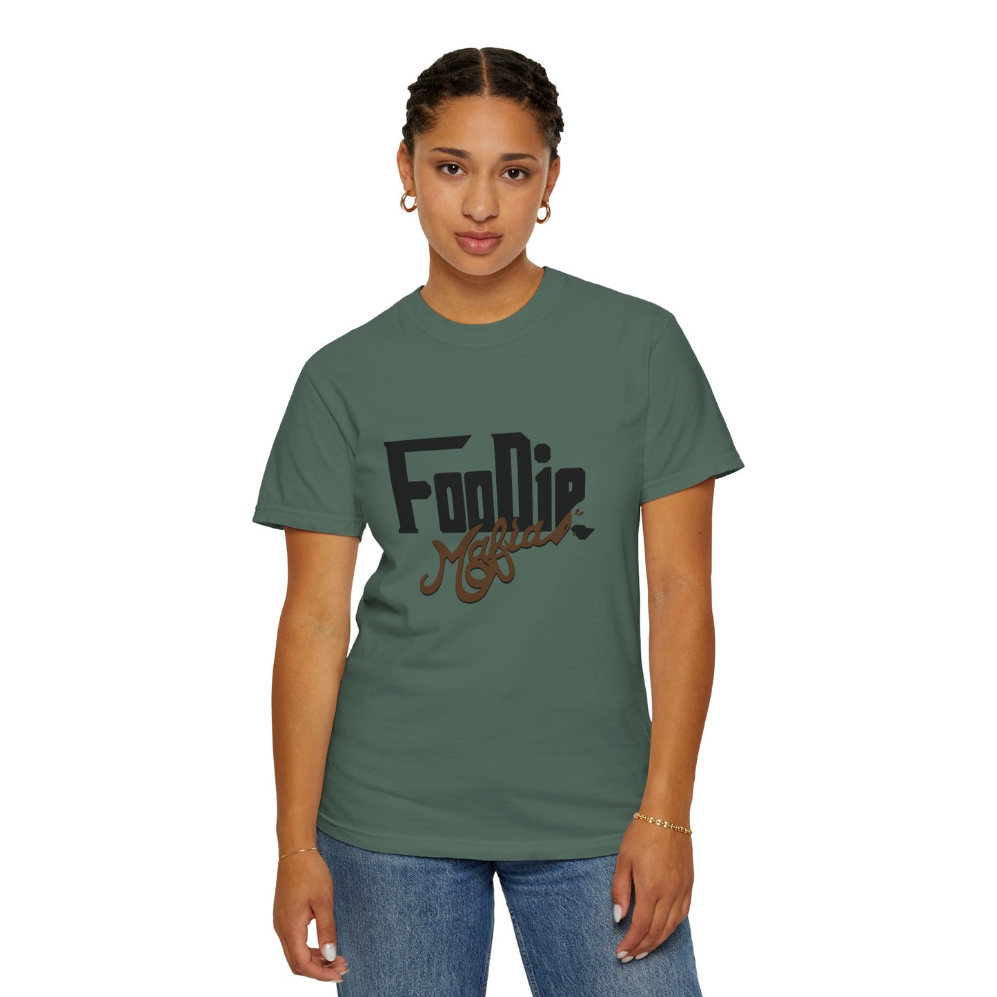 L.O.E.F Foodie Mafia Unisex Tee shirt (Dark Brown)