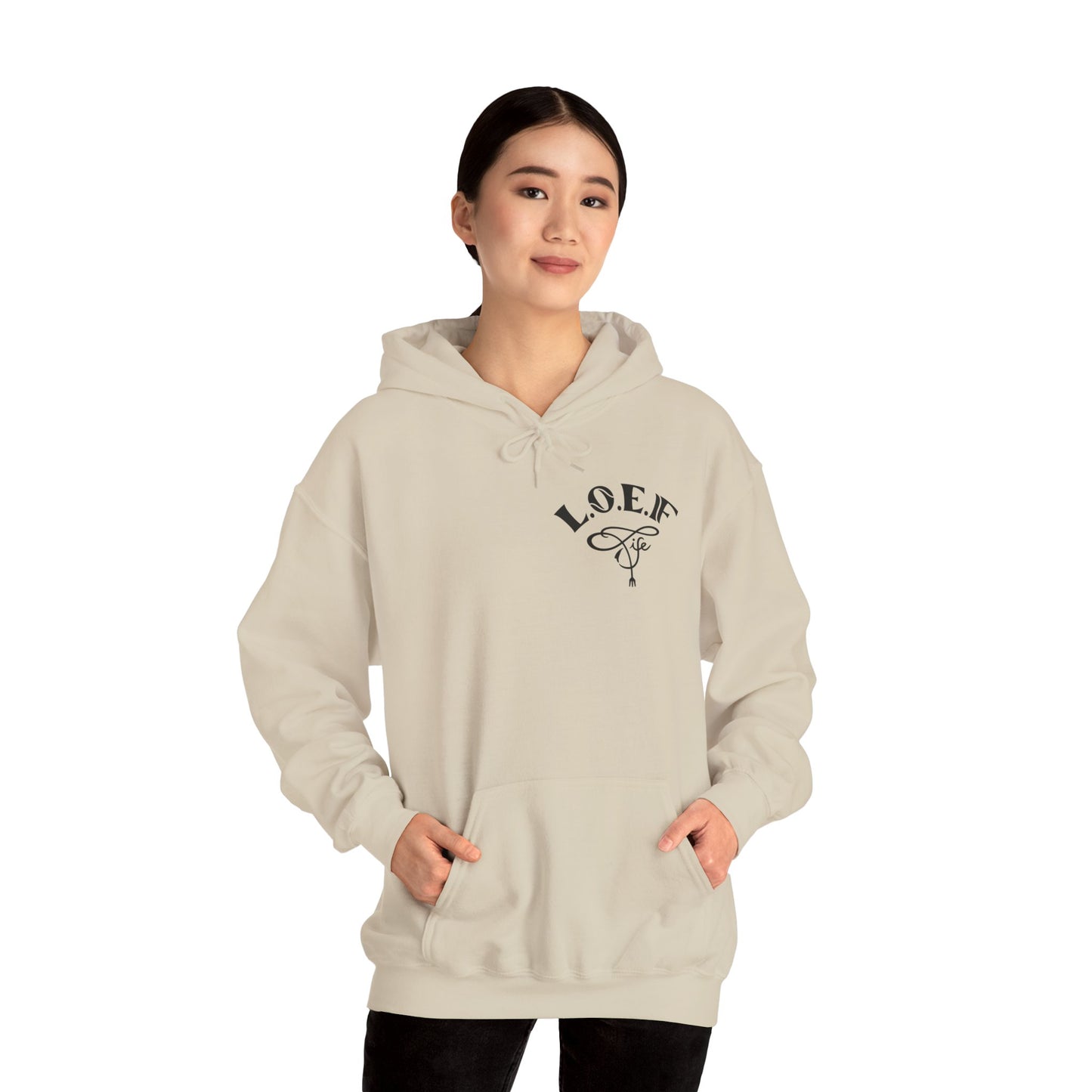 L.O.E.F Foodie 4Life Vegan Hoodie (Fuchsia)