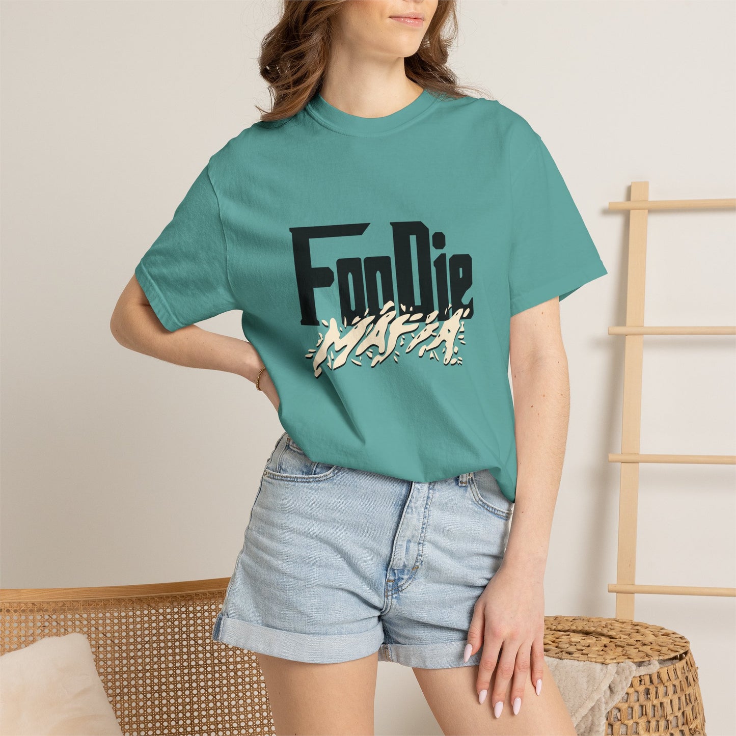 L.O.E.F Foodie Mafia Tee Shirt (Cream)
