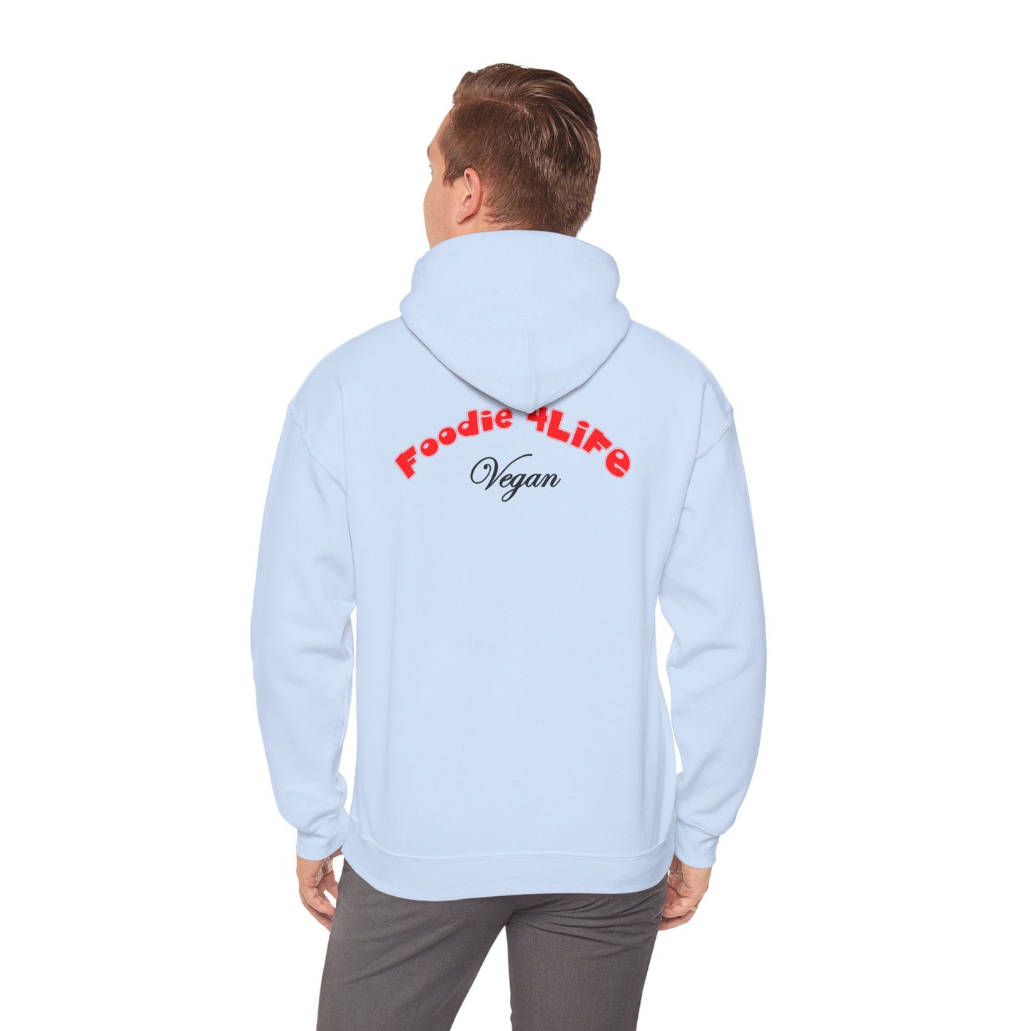 L.O.E.F Foodie 4Life Vegan Hoodie (Fiery Red)